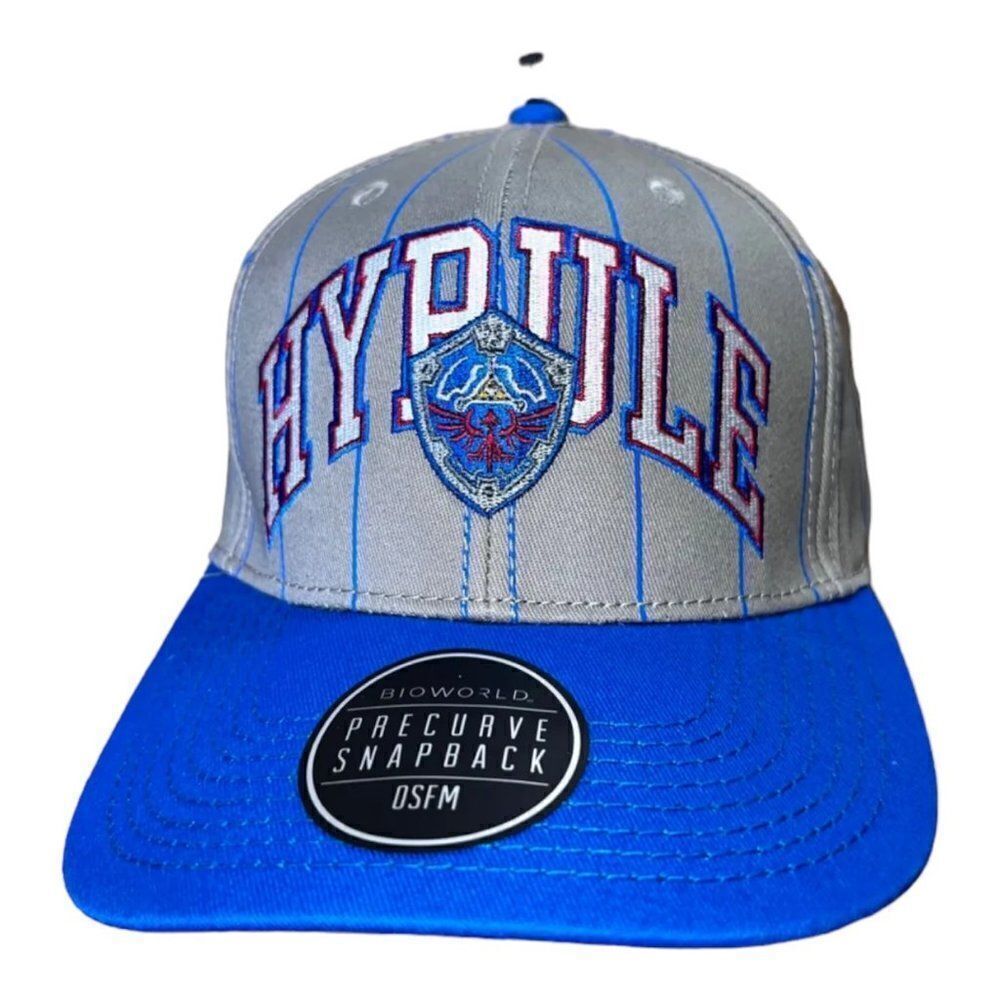 Bioworld The Legend of Zelda Hyrule Pinstripe Hat Adjustable New